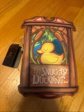 Loungefly Yellow snuggly Duckling Book Crossbody Bag